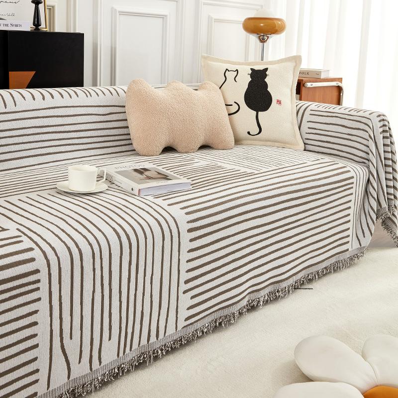 INS стильный чехол для дивана, полотенце, четыре сезона, универсальный простой современный чехол с защитой от царапин, универсальное универсальное покрывало для дивана