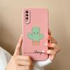 Чехол для Samsung A50 A50S Милый Астронавт Защита объектива камеры Мягкий Жидкий Силикон Задняя крышка для Samsung Galaxy A 50 50S Capa