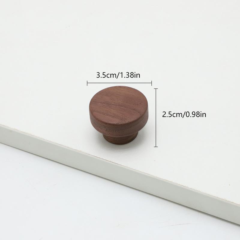 1PC Door Handle Natural Cabinet Pulls Dresser Cupboard Handles Wardrobe Closet Handle Furniture Wooden Kitchen
