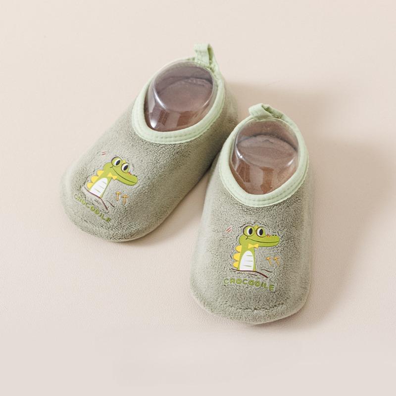 Детские напольные носки для девочек и мальчиков для осени и зимы, домашние, комнатные, для первых шагов, сетчатые, дышащие, с мягкой подошвой, нескользящие, детские напольные туфли