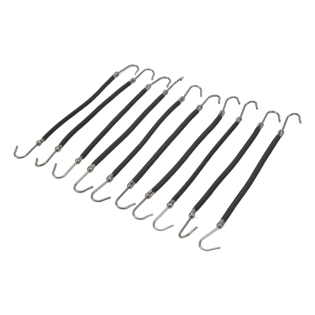 10pcs Ponytail Holder Hook Women Girls Flexible Elastic Hair Band Hook Styling Tool for Dating