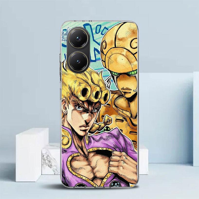 JoJo Adventure Джорно Джованна Мягкий чехол для Xiaomi Poco F7 Ultra X7 X6 X5 Pro M7 Чехол для телефона Redmi 15 15C 13 13C 12 12C 10 10C