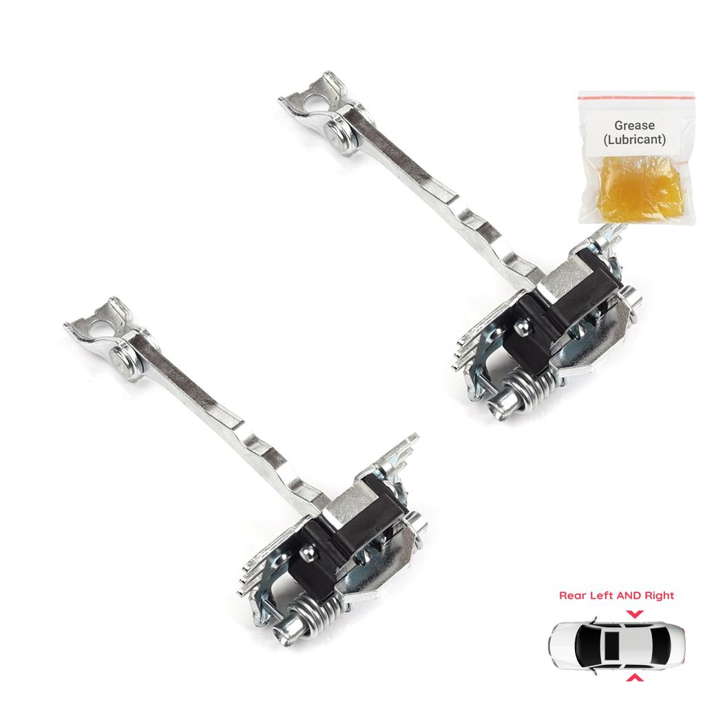 BDP1254-1 2 Pieces Rear Left AND Right Door Catch Hinge Brake Stop Check Strap Limiter for Renault Scenic Grand Scenic MK3 JZ0/1 2009-2016 824310005R