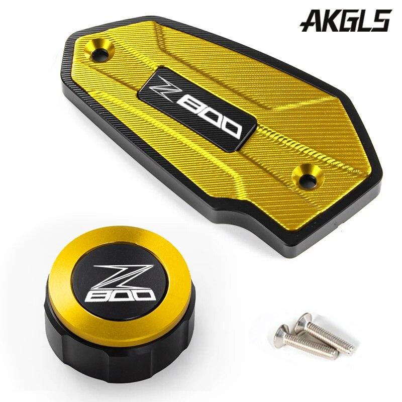 Для Kawasaki Z800 Z800 2013 2014 2015 2016 мотоцикла передняя и задняя крышка бака с тормозной жидкостью, защитные аксессуары