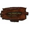 New Men's Brown Vintage Genuine Leather Goat Travel Luggage Duffle Gym Bags