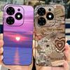 For Tecno Spark Go 2024 Case New Fashion Painted Cover 6.6'' Soft Silicone Phone Case For Tecno Spark Go 2024 Back Covers Bumper