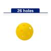 Pickleball Injection Molded Resilient 40-Hole Ball - Tpe Elasticity Ball Outdoor Sports Playing Experience