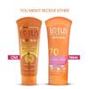 Солнцезащитный крем Lotus Herbals SPF 70 PA++ | Тонирующий | Мгновенное сияние | Нежирный | Пото- и водостойкий | Для всех типов кожи | 60 г