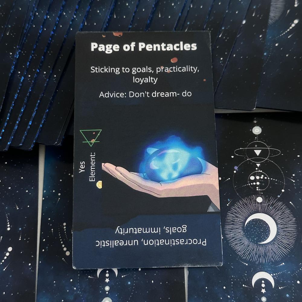 H.ER Tarot японская аниме-тематика 78 шт. карт по мотивам «Ходячего замка» в стиле Ghibli Положительные и отрицательные ключевые слова 12*7 см