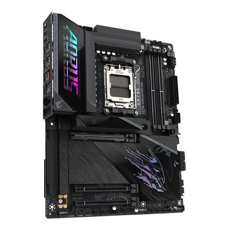 Gigabyte x870e Aorus Pro X3D motherboard ATX DDR5 Black