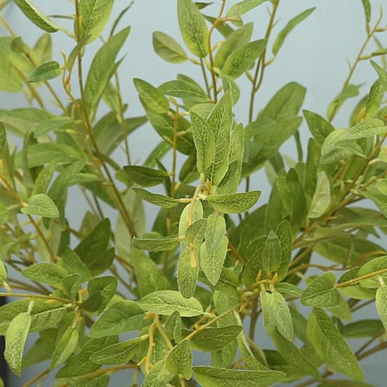 1 ветка искусственного растения 5 раздвоенных реалистичных пластиковых ярких искусственных стеблей