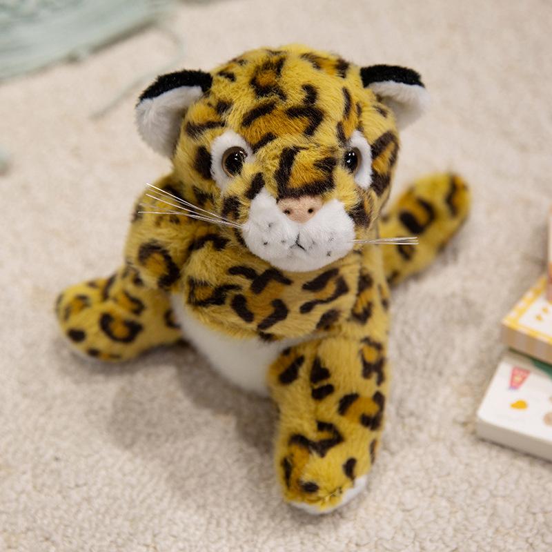 Cute simulation animal tiger koala snapping circle plush toy doll raccoon doll bracelet children's rag doll