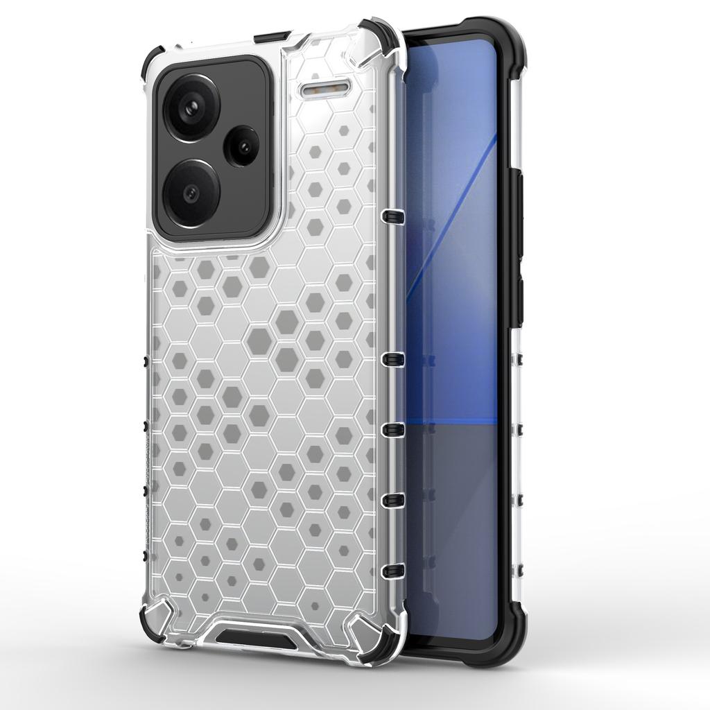 For Xiaomi Redmi Note 13 Pro+ 5G Case PC+TPU Phone Cover Honeycomb Design
