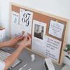 DIY Cork Board Wood Photo Background Pictures Wall Plate Letter Message Boards