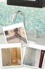 Обои для плитки YUNHE Remake Wall 3D Heat Stain Easy Furniture and Item Mosaic Plitker Винный цвет Наклейка, Наклейка, Лист, Наклейка, Водонепроницаемая,