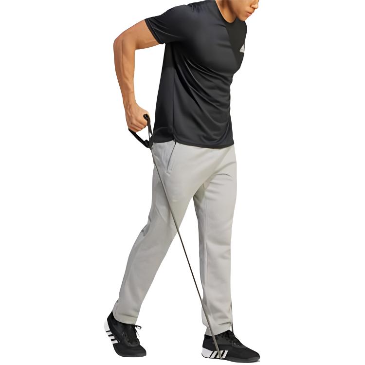 Adidas GAME AND GO Knitted Sweatpants Men's Medium Gray IM1765