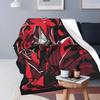 Hazbin Hotels Alastor вязаное одеяло коралловый флис плюшевый легкий плед для кровати одеяло для спальни