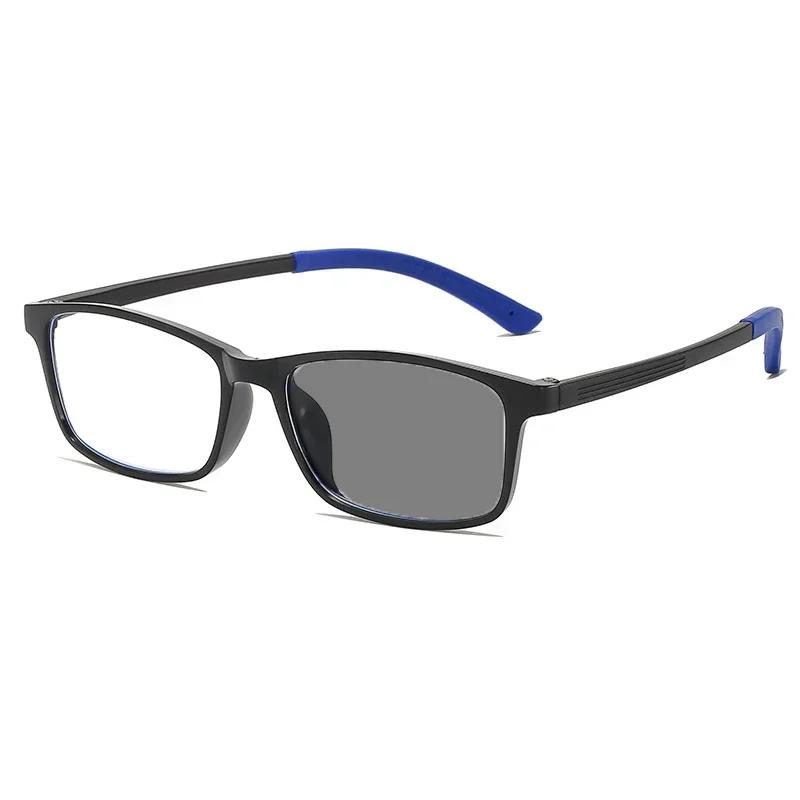 Унисекс, модные ультралегкие фотохромные очки для коррекции пресбиопии, очки для чтения с защитой от синего света, солнцезащитные очки для занятий спортом на открытом воздухе.