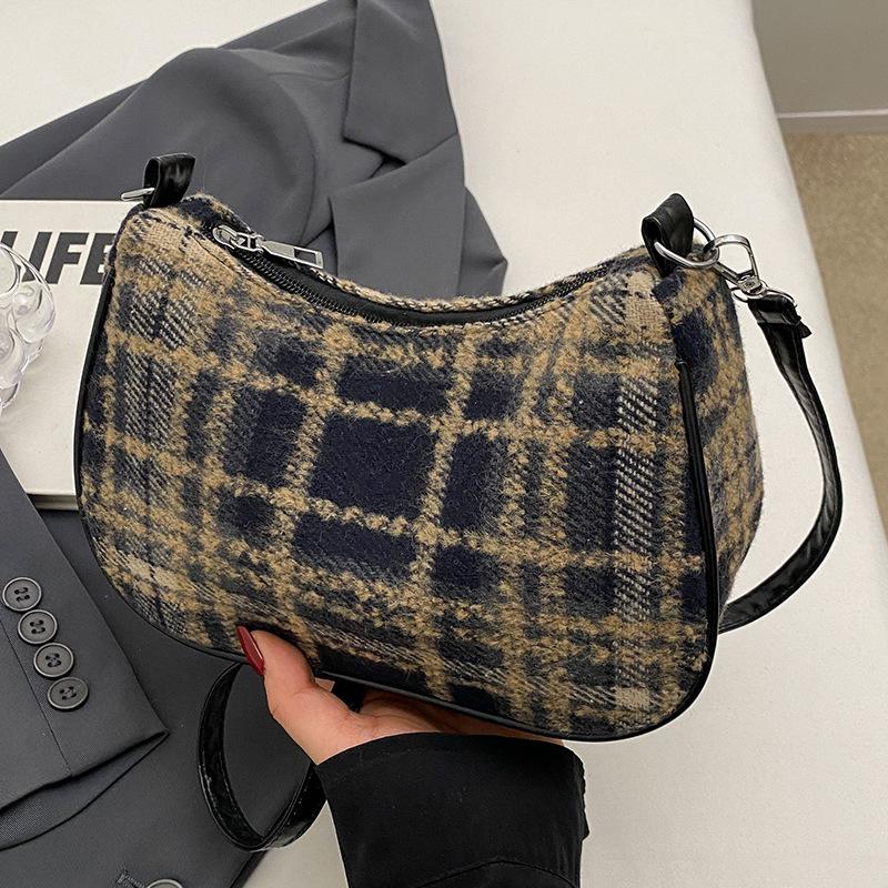 Модные сумки для женщин Новая модная универсальная ретро сумка кроссбоди для женщин Ins Универсальная сумка кроссбоди на одно плечо