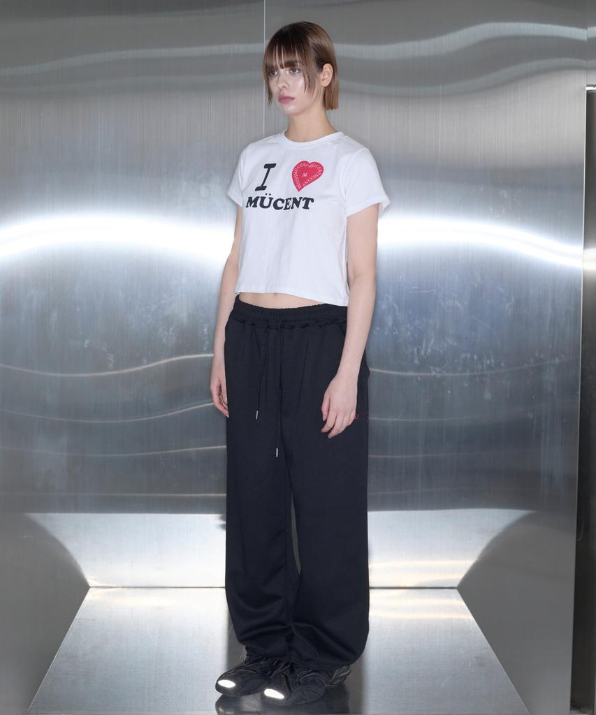 MUCENT Signature Heart Lettering Back Logo Sweatpants Unisex (2 Colors)