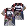 9 цветов Футболки для женщин и мужчин Футболка с рисунком Yeeps Hide and Seek с принтом O-образным вырезом, большие короткие рукава, модная мужская одежда, уличная одежда