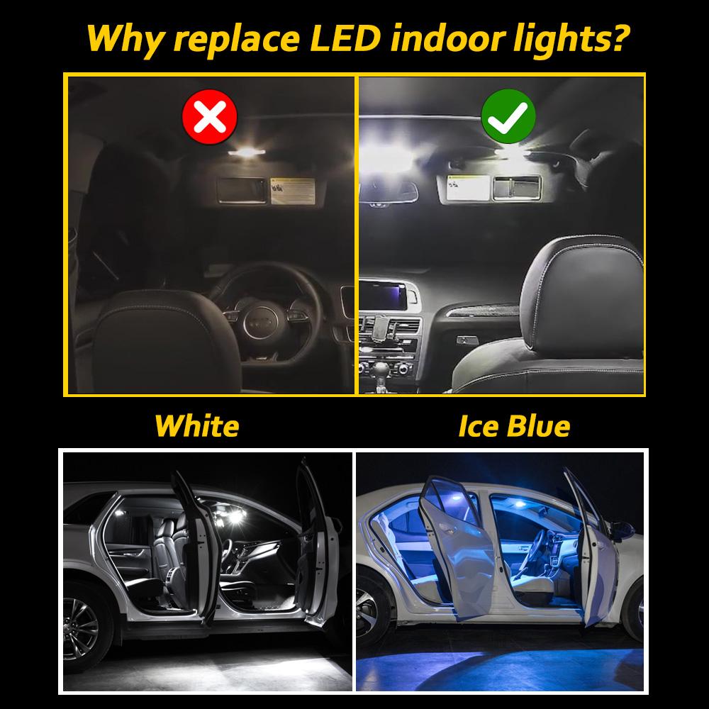 wszcr5 Interior Light Kit For Seat Leon 1M 1P 5F Ibiza 6L 6J 6P Alhambra Altea Ateca Arona Exeo ST Mii Toledo Cordoba Indoor LED Bulbs