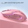Puntos Rechargeable T1 Ergonomic 2.4G   Silent Backlit USB Optical Wireless Gaming Mouse