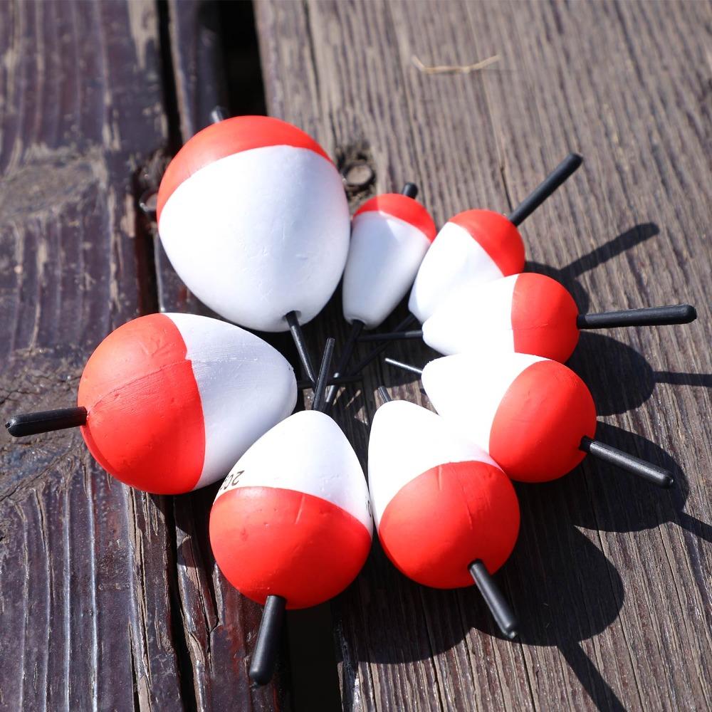 Fishing Accessory Buoy Hard Foam Red And White Float Floating Buoy Fishing Floats Fishing Bobber