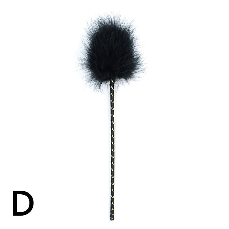 Multi Color Variety Sexy Feather Tickled Whip Flirting Teasing Stimulating Kinky Paddle Whips BDSM Fetish Mischief Adult Sex