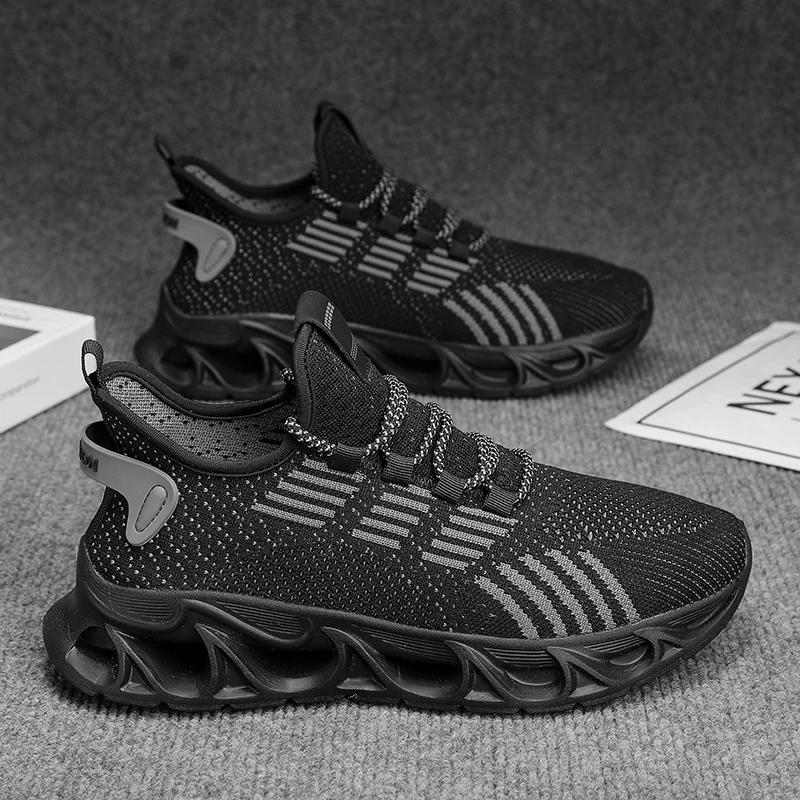 Man Trainers Running Shoes Breathable Sports Sneakers Outdoor Non-Slip Sneakers Couple Casual Comfortable Running Shoes 39-46