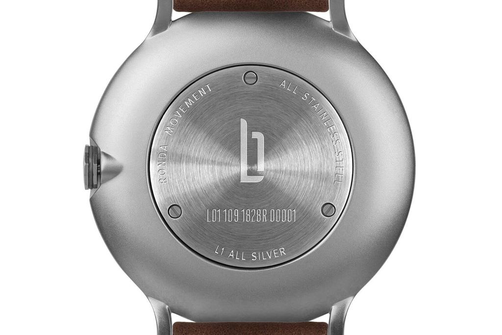 Lilianthal Berlin Brown Watch with Small Made in Men's Seconds, Germany, L01-109