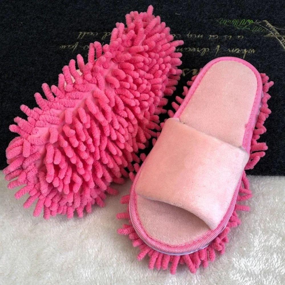 Microfiber Wiping Slippers Portable Cleaning Slippers Cleaning Tools Mopping Shoes Unisex