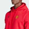 Adidas Толстовка с графическим принтом Manchester United Essentials, мужская спортивная одежда, ярко-красная IK8706