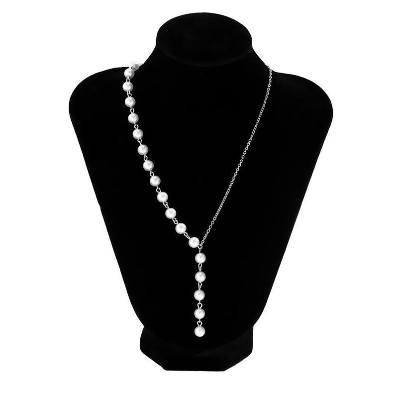 Ladies' Fashion Necklace Long Retro Tassel Pearl Necklace