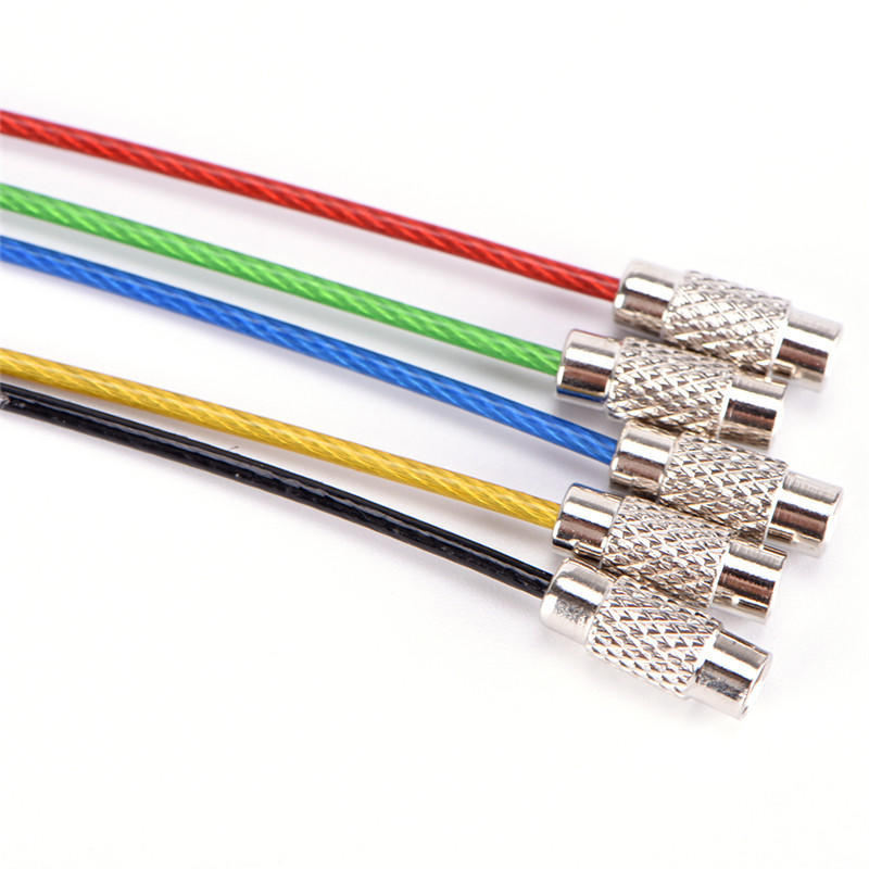 5 шт. брелок из нержавеющей стали, кабель, брелок, цепи для походов на открытом воздухе