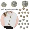 Fashion Clothing Decoration DIY Sewing Button Shirt Buttons Metal Rhinestone Buttons Needlework