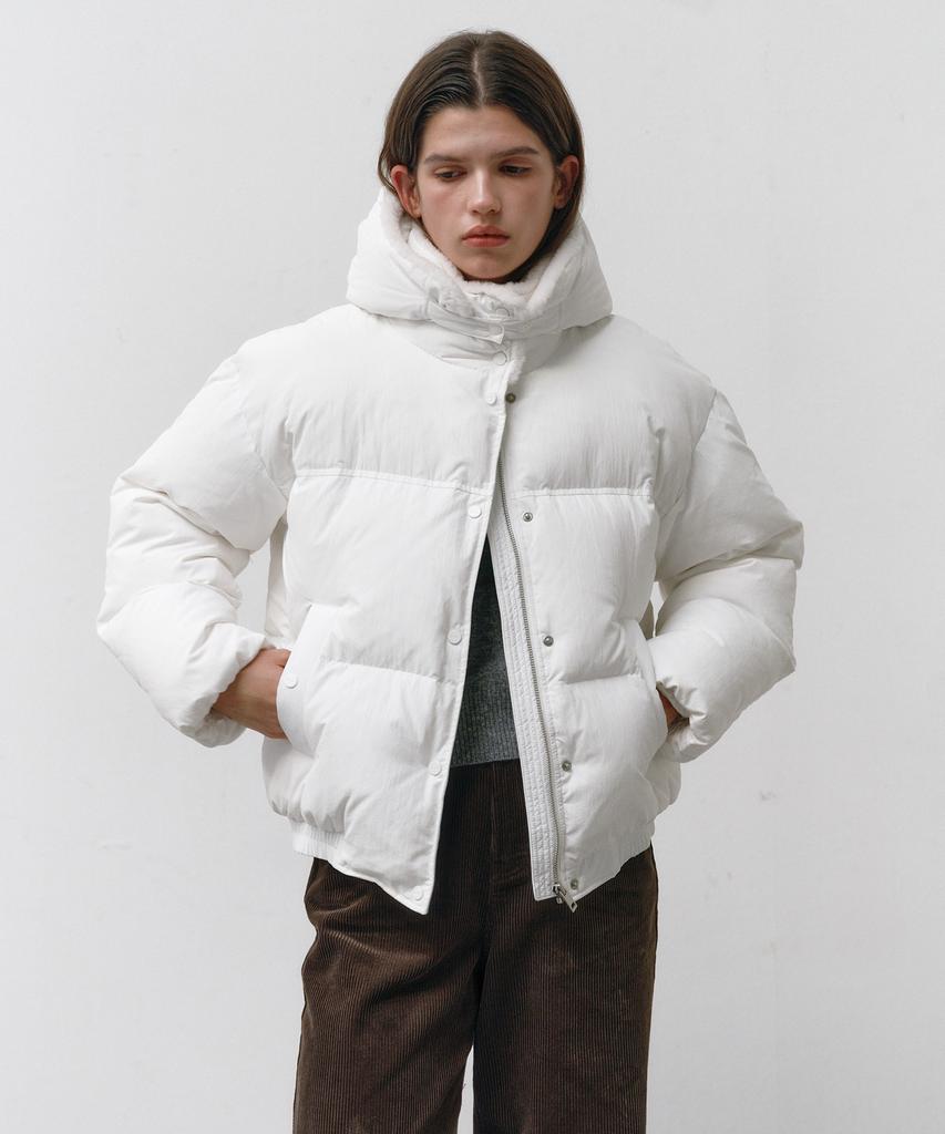 OSTKAKA Hood Option Duck Down Ivory