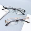 Stainless Steel Men Business Reading Glasses Men's Presbyopic Optical Glasses Anti Blue Light Computer Readers +1.0 ~ 4.0