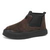 Unisex Warm Lined Slip On Boots High Top Shoes Winter Walking and Commuting Casual Outdoor Travel Daily Boots Style Sizes 39-44