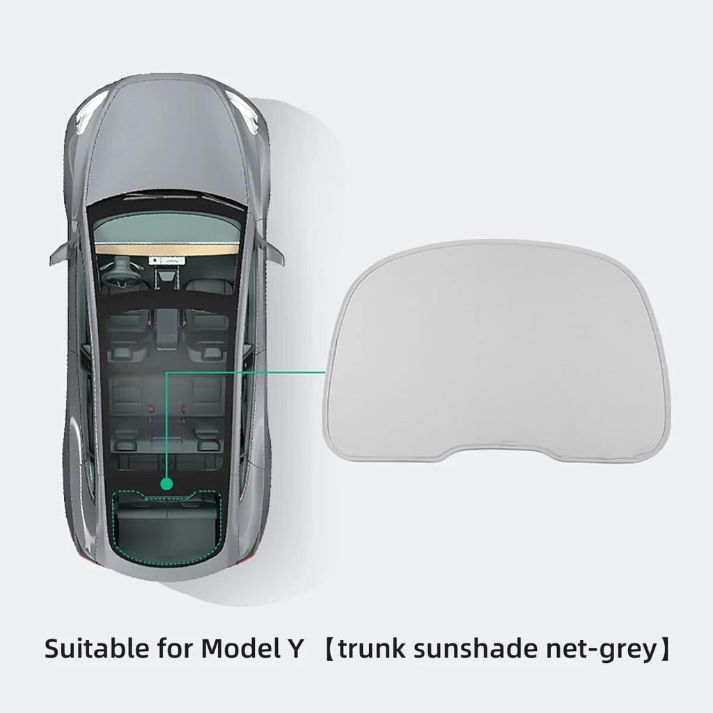 LUCKEASY для Tesla Model Y -2023 Автомобильная внутренняя солнцезащитная сетка Split 2 таблетки Anti-Clap Skylight Sunshade Net Protector