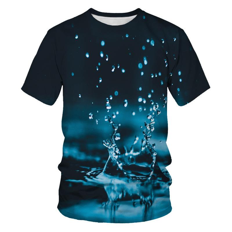 Футболки Ice 3D Printed для мужчин и женщин, Drip, футболки с круглым вырезом, log fashion, уличный стиль одежды, детская верхняя одежда
