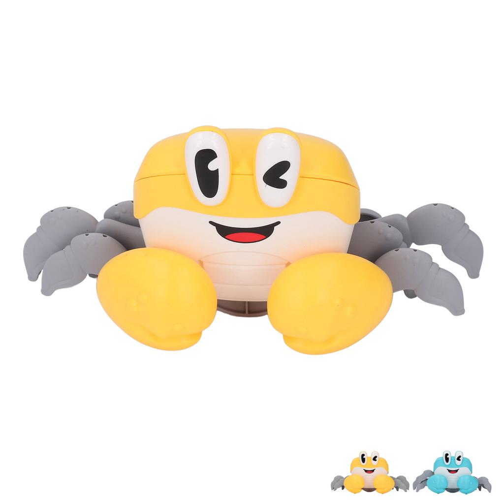 Ползающий краб детская игрушка электрическая обучающая игрушка для ползания светящаяся музыка для младенцев сенсорная индукция краб для рождения