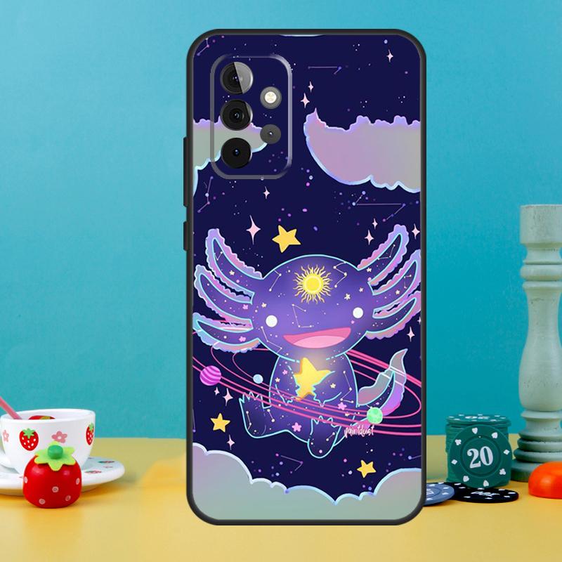 Cute Animal Axolotl Case For Samsung Galaxy A35 A26 A16 A05 A55 A15 A32 A12 A22 A52 A54 A34 A14 A56 A36 A13 A53
