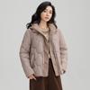 Korean Style Loose Hooded Thick Winter Cotton Padded Coat For Women