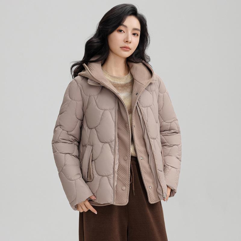 Korean Style Loose Hooded Thick Winter Cotton Padded Coat For Women
