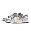 Nike Кроссовки Dunk Jiang Jin Yue, Venus Устойчивые к истиранию Низкие Скейтбордические Обувь Унисекс Белый Синий Золотой HF5441-107(Команда445- )