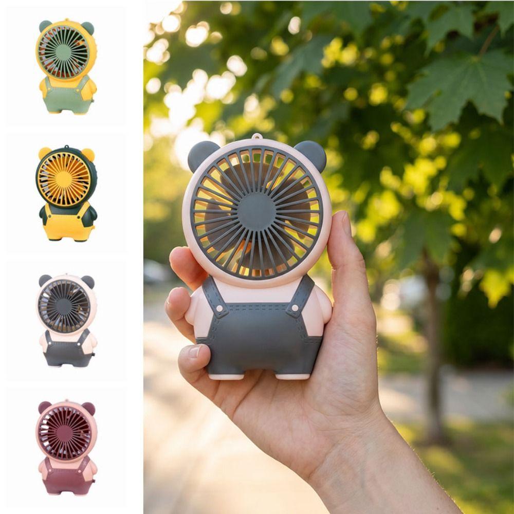 Portable Children's Handheld Fan USB Rechargeable Small Electric Fan  Student Dormitory