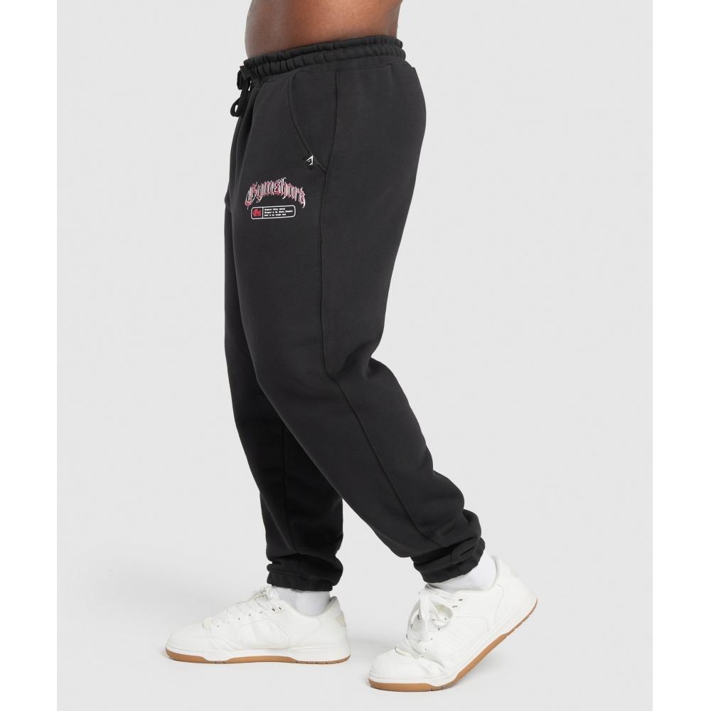 Gymshark Shark Joggers Black A6a9a Bb2j