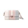 Женская трехцветная мини-сумка через плечо Clelia, серия Allegro [CL-20038] (Роза Грей)