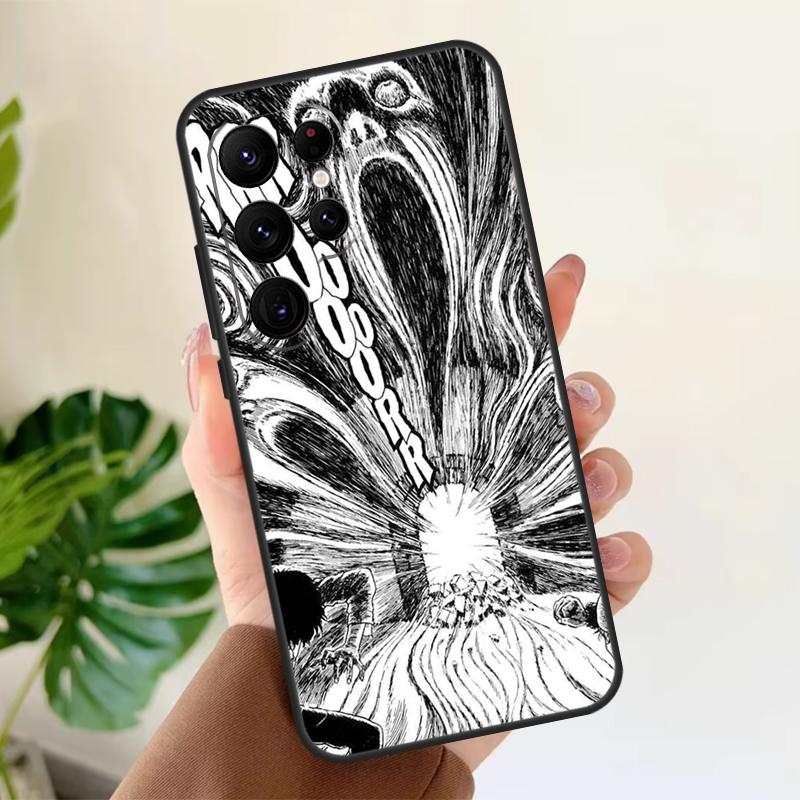 Horror Manga Style Soft Case For Samsung Galaxy S25 Ultra S21 S22 S23 S24 Plus S9 S10 S20 FE S24 FE Phone Cover